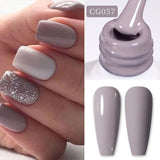 10ml Red Series Gel Nail Polish Winter Dark Red Glitter Nail Art Varnish Semi Permanent Soak Off UV LED Gel