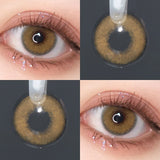 14.2mm Mirage Blue Small Pupil Colored Contact Lenses Half Yearly Natural Soft Lens For Women Daily Makeup Contacts