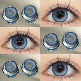 Colored Contact Lenses For Eyes Myopia Natural Green Contact Lens with Prescription Beauty Pupil Cosmetics Yearly Use