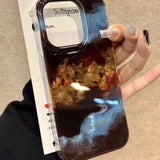 Luxury Blue Black Brown Render Splicing Case For iPhone 16 Pro Max Cases iPhone 15 14 13 12 11 XS Max XR X 7 8 Plus Clear Cover