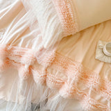 Summer Heavenly Silk Summer Cool Quilt Girl Heart Lace Edge Washable Machine Washable Thin Air Conditioning Quilt