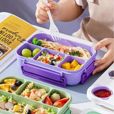 1300ML Cartoon Pattern Lunch Box for Kids Microwave Oven Bento Boxes Food Container with Dinnerware Sandwich Snack Fruit box
