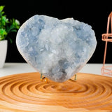 Natural Blue Cave Original Stone Ornament Wishing Make a Wish Home Decoration