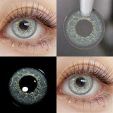 Eye Eyes Color Contacts Colored Contact Lenses Lens Small Pupils Myopia Cosplay Anime Cute 2Pcs 12 Months 1 Year Use