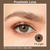 14.2mm Prosthetic Lens New 1 Pair 6 Month Use Artificial Eye Contact Lenses for People with Eye Defects Glaucoma Eye