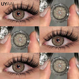 Contact Lenses Beauty Blue Lens Siri Series Color Contact Green Eye Contacts Makeup Gray Lens Choice Natural Brown pupils