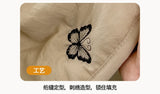 Embroidery Quilt Fluffy Soft Comfort Washed Cotton Embroidery Thin Quilt Machine Washable Blanket Dormitory Single Summer Quilt
