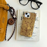 Golden glacier ins autume flower fundas for iphone 16promax 13 14pro 16 15 pro max 15promax 13pro 14 shockproof phone case