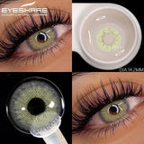 1pair Natural Colored Contact Lenses Brown Eye Lenses Gray Makeup Eyes Pupils Lens Yearly Green Beautiful Pupils Yearly