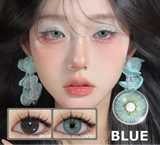 1 Pair Fashion Colored Contact Lenses Korean Brown Contact Lenses High Quality Natural Cosmetic Pupils Lenses Annual