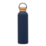 Sports Thermos Cup With Bamboo Lid And Handle,Stainless Steel Vacuum Flasks,Camping Gym Drinkware,Small Mouth Water Bottle,750ml