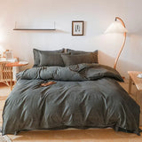 Black White Small Checks Printed Bed Set Floral Duvet Cover Pillowcase Bedding Set Bed Sheet Quilt Cover Single Queen King Size