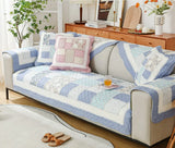 Cotton Fabric Four Seasons Sofa Cover Couch Floral Cover Plaid Printed Towel Sofa for Living Room lounge