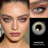 Birkin Brown Natural Colored Contact Lenses Half-Yearly Use Soft Eye Beauty Lens for Daily Makeup Cosmetic Contacts