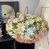 Korean Style Daisy Butterfly Flower Artificial Flowers Dried Flower Bouquet Living Room Window Wedding Greenhouse Decoration