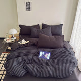 3/4pc Autumn Bedding Set Star Geometric Print Soft Polyester Duvet Cover Set+Bed Sheet Twin Full Queen Home Drom Bedding