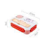 1300ML Cartoon Pattern Lunch Box for Kids Microwave Oven Bento Boxes Food Container with Dinnerware Sandwich Snack Fruit box