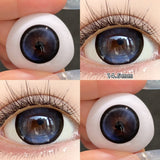 2PCS/Pair Olive Green/Light Blue/Light Brown Korean Style Natural Hazel Colored Contact Lenses With Prescription Women