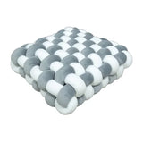 Square Knot Stuffed Cushion Nordic Aesthetic Pillow Decorative Plush Pillow Office Sleeping Floor Windowsill Back Cushion Decor