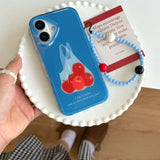 New Arrival Fruit Phone Case Bracelet Pendant For Iphone 16ProMax 16Pro 13 14 15 16 Pro Max 14ProMax 15Pro 15ProMax Cover