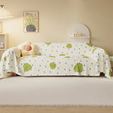 Cartoon Pattern Couch Towel, One Piece All Inclusive, Four Seasons Universal Imitation Hemp Settee Cover, Anti Slip Dust Covers
