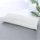 Long Style 100% Bamboo Fiber Pillowcase With Zipper 45x150cm Cooling Anti-bacterial Solid Color Double Bed Pillow Cover 45x180cm