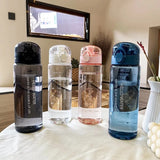 1PCS 780ML Sports Water Cups Plastic Anti Fall Primary School Students Portable Summer Tea Making Cups With Portable Bottles