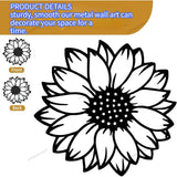 Sunflower Wall Art Decor Flowers Metal Wall Art Sunflowers Home Decorations for Bathroom Farmhouse Living Room Kitchen Office