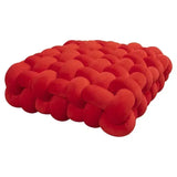 Square Knot Stuffed Cushion Nordic Aesthetic Pillow Decorative Plush Pillow Office Sleeping Floor Windowsill Back Cushion Decor
