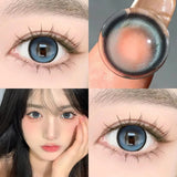 1 Pair/2pcs Lenses Blue Series Beauty Contact Lenses for Eyes Comestics Natural Pupil Eye Color Lens Myopia Brown Lenses
