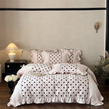 Winter Fleece Bedding Set Warm Bed Linens Sheet Pillowcase Duvet Cover Set Underwear