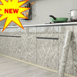 Self-adhesive Kitchen Cabinets Wallpaper 55cm Easy to Clean Adhesive Wall Wallpaper Cooking Bench Peel Off Adhesive Tape Sticker