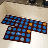 Checkerboard Plaid Kitchen Floor Mat Non-slip Long Strip Runner Rugs Oil-proof Waterproof Wipeable Washable Carpet Tapis Cuisine