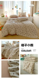 Printed Floral Summer Quilt Four Piece Set Suitable for Bedroom Bedding Set Summer Quilt Bed Sheet With Pillowcases Home Textile