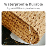 Water Hyacinth Toilet Paper Storage Baskets Large Capacity with Lids Toilet Paper Holder Durable Household Wicker Baskets
