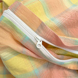 Nordic sling 100 Cotton Stripes Duvet Cover 150x200 Size Girl's Room housse de couette Skin friendly Quilt Cover Bed Linen