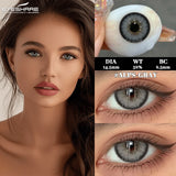2pcs New High Quality Gray Brown Beauty Pupils Colored Contact Lens Blue Beauty Lenses Yearly Green Eyes Contact