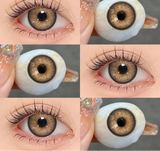 1 Pair Colored Contact Lenses for Eyes Cosmetic High Quality ARTHUR Series Gray Lenses Fashion Blue Contacts Yearly Use