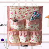 Home Storage & Organization Multilayer Fabric Hanging Storage Bag for Door Wall Wardrobe Dormitory Creative Organizer