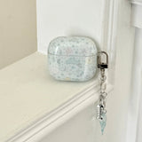 Cartoon Cute Light Blue Dolphin Soft Silicone Headphone Protection Case For AirPods Pro 2 Air Pods 1 2 3 4 Cover With Pendant