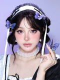 2PCS Halloween Myopia Contact Lenses Cosplay Colored Contact Lenses Prescription Lens Natural Pupils Eye Color Lenses