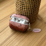 Pink Brown Gradient Transparent Splashing Ink Design Soft Cover Case for Airpods 1/2/3/4 Pro 2nd Fashion Simplicity Style Coque