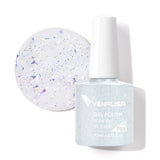 Nail Gel Polish 7.5ml HEMA/TPO FREE Red Sparkle Sequin Gel Nails Beautiful Semi Permanent Soak Off UV LED Gel Polish