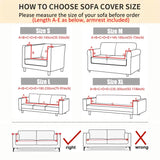 Thick Sofa Cover for Living Room Elastic Jacquard 1/2/3/4 Seater Sofa Cover L-shaped Corner Sofa Cover