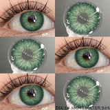 1Pair Gray Colorcon Contact Lenses for Eyes Beautiful Lenses Cosmetic Brown Pupils Blue Lens Green Eyes Contacts Yearly