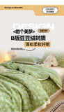 French Style Double-Layer Yarn Bean Quilt Spring and Autumn Warmth Quilt Adult Double Four Seasons Comforter Quilt Lace Ruffles