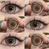 Color Contact Beauty Green Contact Lenses for Eyes Natural Lenses Blue Contacts for Women Eyes Makeup Gray/Brown Fashion