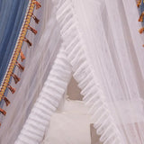 Extravagant Upgrade Double Layers Mosquito Net Bed Valance Curtain Canopy Round Netting Tent for Home Decor Princess Style