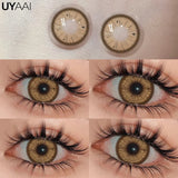 Color Contact Lenses for Eyes Korean Lens Natural Lenses Brown Lenses Blue Eye Contact Brown Big Eyes  Color Lens Eye