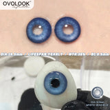 1 Pair/2pcs Lenses Blue Series Beauty Contact Lenses for Eyes Comestics Natural Pupil Eye Color Lens Myopia Brown Lenses